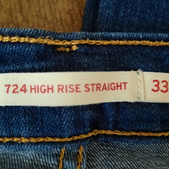 Women's Levi 784 High Rise Straight Jeans - Picture 5 of 5